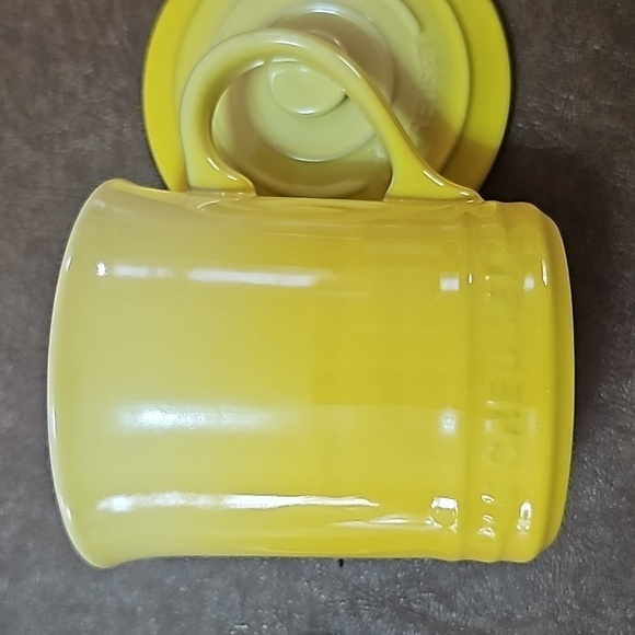 NWT Le Creuset Mini Cocottes Set of 2 + Matching Mug 8oz CK Soleil (Yellow) - Picture 8 of 8